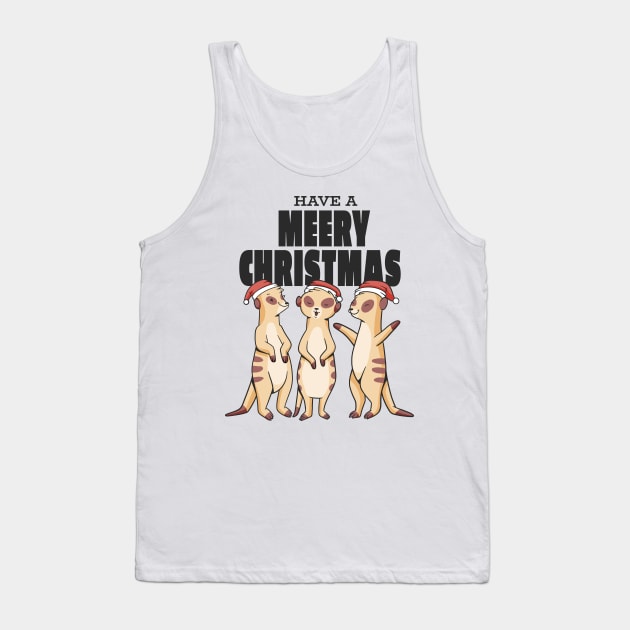 Meerkats in christmas hats Tank Top by Zimmermanr Liame